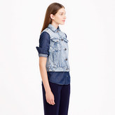 Thumbnail for your product : J.Crew Denim vest in patina wash