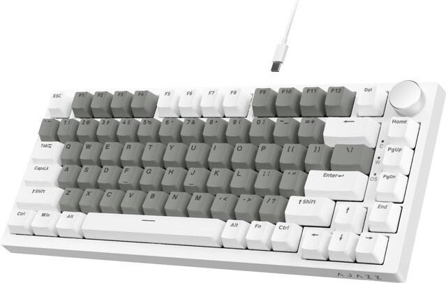 SOYE ATTACK SHARK X Ajazz AK820 Hot Swappable Mechanical Keyboard 75% Percent,TLK Custom Wired Keyboard Gaming with Rotary Knob,Poron Foam,Silicon...