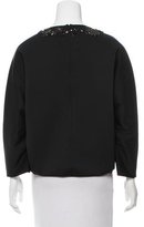 Thumbnail for your product : Adam Lippes Long Sleeve Embellished Blouse