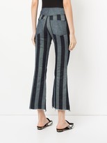 Thumbnail for your product : Marques Almeida Lace-Up Cropped Jeans