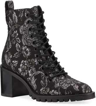 gray lace up booties