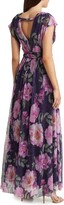 Thumbnail for your product : Eliza J Floral Print Tie Waist Maxi Dress