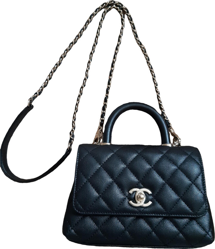 CHANEL Handbags Coco Handle Chanel Leather For Female for Women