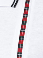 Thumbnail for your product : DSQUARED2 plaid-trimmed polo shirt