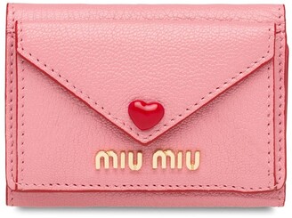 Miu Miu Madras Love wallet - ShopStyle