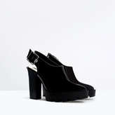 Thumbnail for your product : Zara 29489 High Heel Track Sole Mules