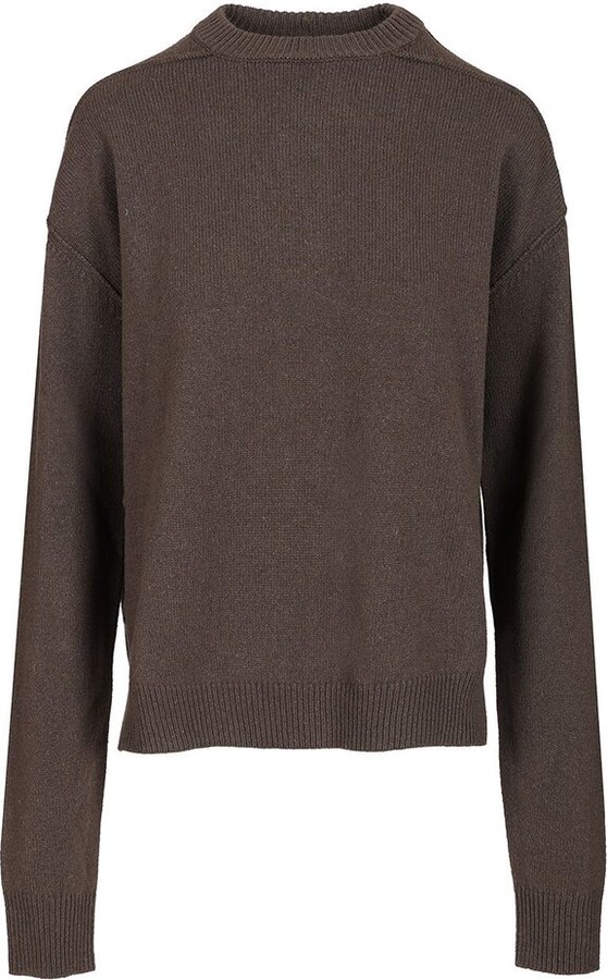 Rick Owens Round Neck Knitted Jumper