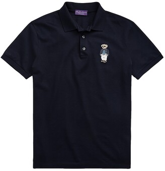 Ralph Lauren Purple Label Custom Slim Fit Polo Bear Polo Shirt - ShopStyle