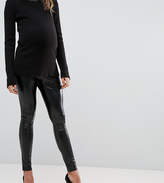 Thumbnail for your product : Bandia Maternity Removable Over The Bump Wet Look Legging