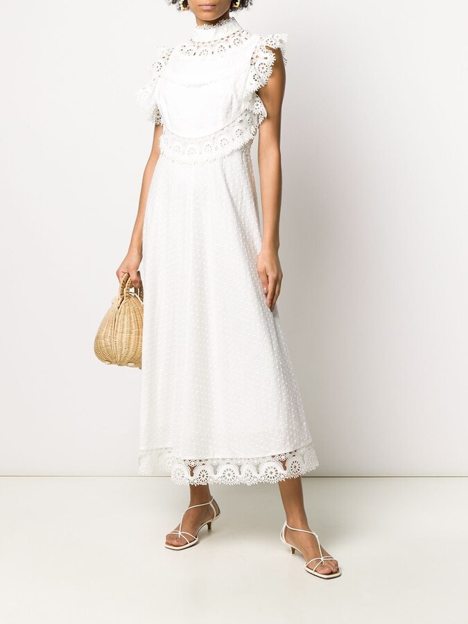 Zimmermann LaserCut Lace Dress ShopStyle