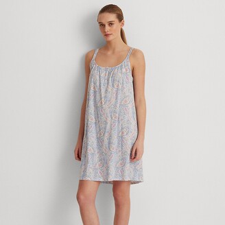 lauren ralph lauren sleeveless nightgown