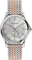 Thumbnail for your product : Emporio Armani Swiss Made Quartz 40mm Two-Tone Watch, Rose Golden