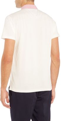 Peter Werth Men's Lucien Polo Shirt With Printed Collar