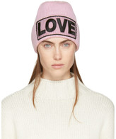 Versace - Bonnet rose 'Love' 