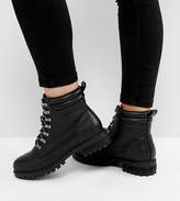 Thumbnail for your product : ASOS Absinthe Wide Fit Lace Up Ankle Boots