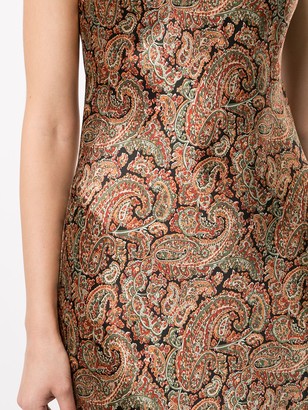 Nili Lotan Paisley-Print Silk Dress