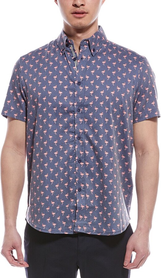 Report Collection Seersucker Shirt