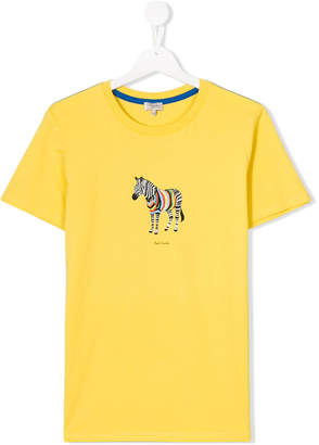 Paul Smith Junior zebra print T-shirt