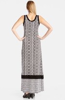 Thumbnail for your product : Karen Kane Contrast Print Tank Style Maxi Dress