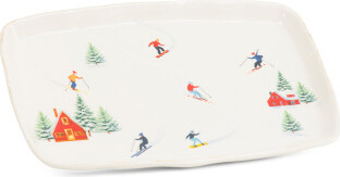 TJMAXX 10.5X6.75 Skier Platter