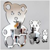 Thumbnail for your product : Scoops Design Teddies Shatterproof Mirrors (Set of 3)