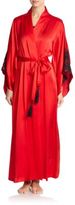 Thumbnail for your product : Josie Natori Leah Silk Long Robe