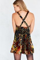 Thumbnail for your product : Ecote Floral Velvet Burnout Mini Slip Dress