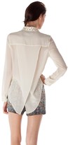 Thumbnail for your product : Romeo & Juliet Couture Stud Collar Blouse