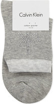 Thumbnail for your product : Calvin Klein Piper crystal logo cotton-blend socks