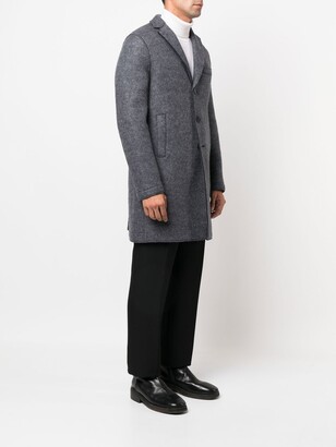 Harris Wharf London Single-Breasted Button-Fastening Coat