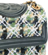 Thumbnail for your product : Tory Burch Fleming small tweed shoulder bag