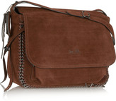 Thumbnail for your product : Coach Dakotah chain-trimmed suede shoulder bag