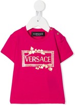 Thumbnail for your product : Versace Children logo print T-shirt