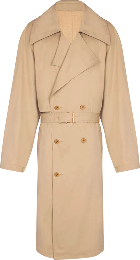 Balmain Belted Trench Coat