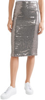 Thumbnail for your product : Alice + Olivia Rue Sequined Chiffon Pencil Skirt