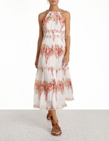 Thumbnail for your product : Zimmermann Mae Tiered Frill Long Dress