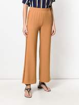 Thumbnail for your product : See by Chloe laddered trim wide leg trousers