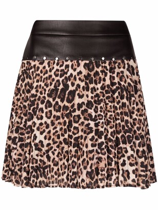 Liu Jo Leopard-Print Skirt