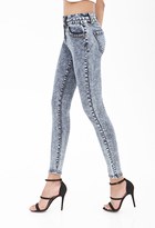 Thumbnail for your product : Forever 21 Acid Wash Skinny Jeans