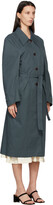 Thumbnail for your product : Low Classic Blue Curve Sleeve Trench Coat