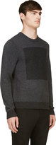 Thumbnail for your product : Rag and Bone 3856 Rag & Bone Charcoal & Grey Contrast Knit Joel Sweater
