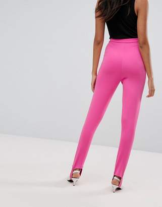 ASOS Design Premium Scuba Skinny Stirrup Pants