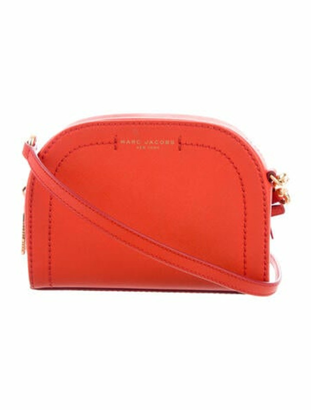Marc Jacobs Leather Crossbody Bag Red ShopStyle