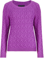 Thumbnail for your product : Marks and Spencer M&s Collection Multi Stitched Weave Jumper with StayNEW™