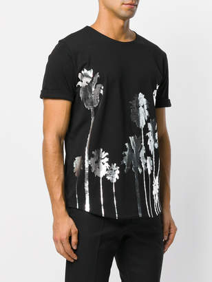 Christian Pellizzari floral embroidered T-shirt