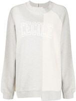 Thumbnail for your product : Être Cécile Logo-Print Cotton Sweatshirt