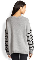Thumbnail for your product : Autumn Cashmere Oversized Tiger Sweater