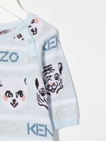 Thumbnail for your product : Kenzo Kids Intarsia-Knit Organic Cotton Romper