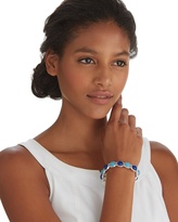 Thumbnail for your product : White House Black Market Indigo Cerulean Square Reversible Bracelet
