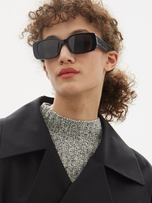 Christian Dior Wildior S2u Rectangle Acetate Sunglasses - ShopStyle